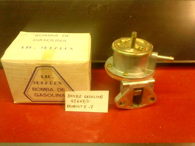 *BOMBA GASOLINA RENAULT R-5 Y R-7 REF. MARCHAL 42607/0